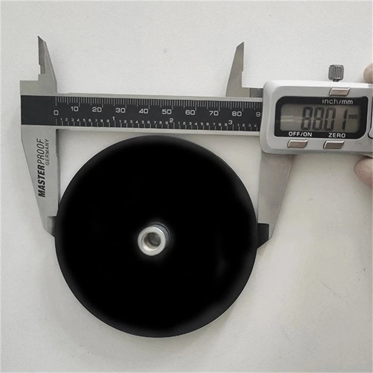 rubber coated pot magnet