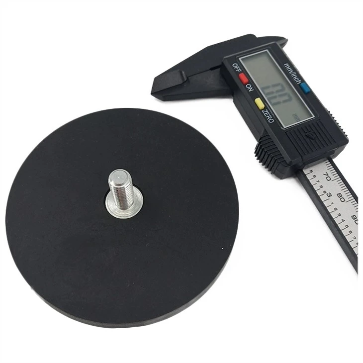 Rubber Coated Pot Magnet