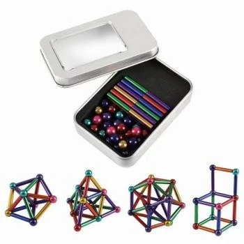 Metal Balls And Magnetic Sticks