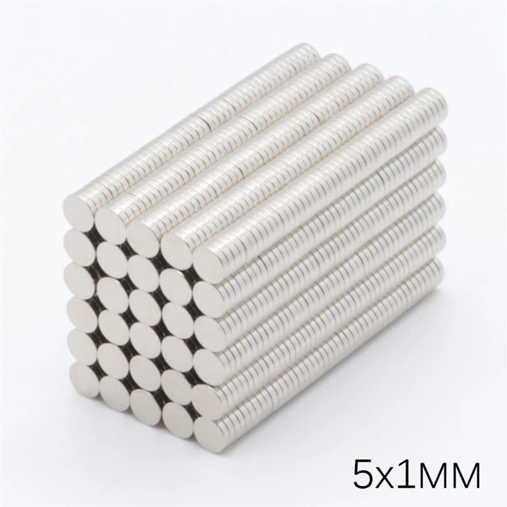 5x1mm Round Neodymium Magnets Wholesale