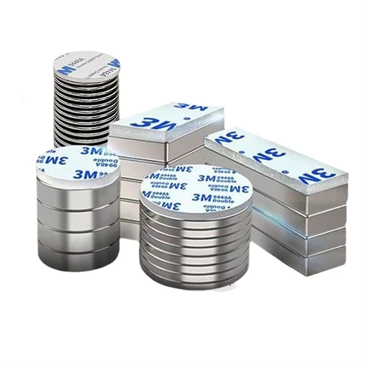 Neodymium Magnet With Adhesive Backing