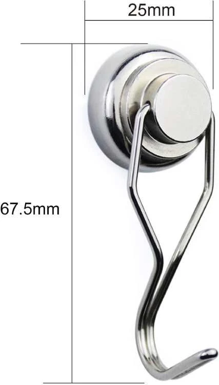 decorative magnetic hooks for refrigerator size