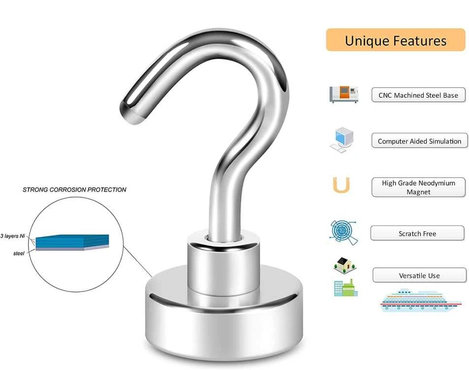heavy duty refrigerator magnet hooks supplier