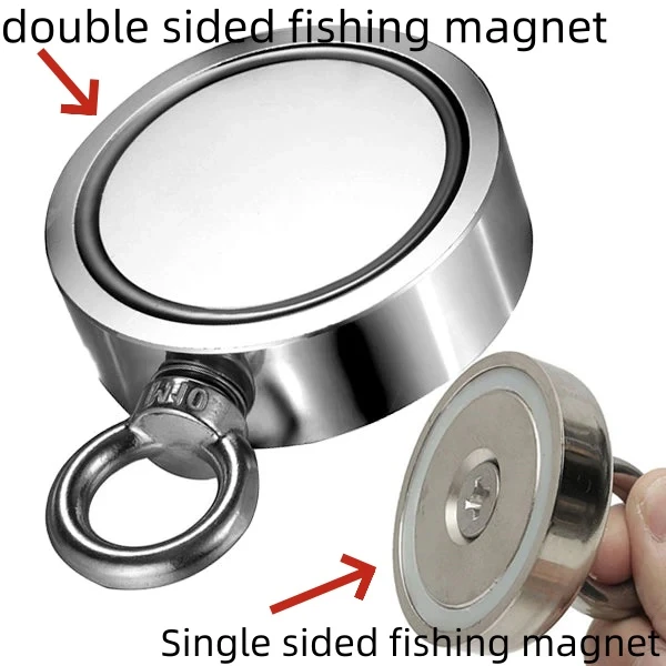 Single and double sided fishing magnets Single and double sided fishing magnets
