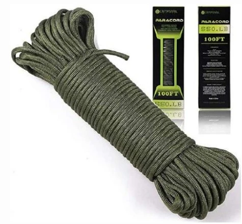 550 paracord 100ft 550 paracord 100ft