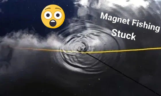 magnet fishing stuck magnet fishing stuck