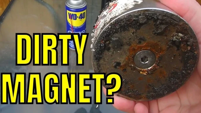 Use WD-40 to help prevent corrosion on fishing magnets