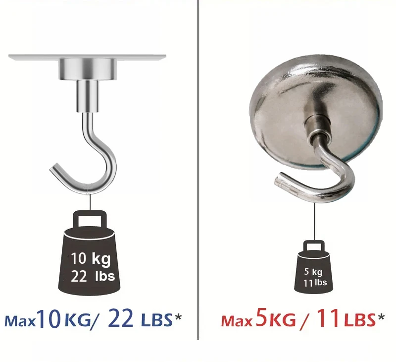 Magnetic hook magnetic strength display Magnetic hook magnetic strength display