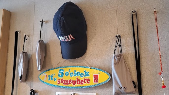 magnetic hooks for cruise cabins