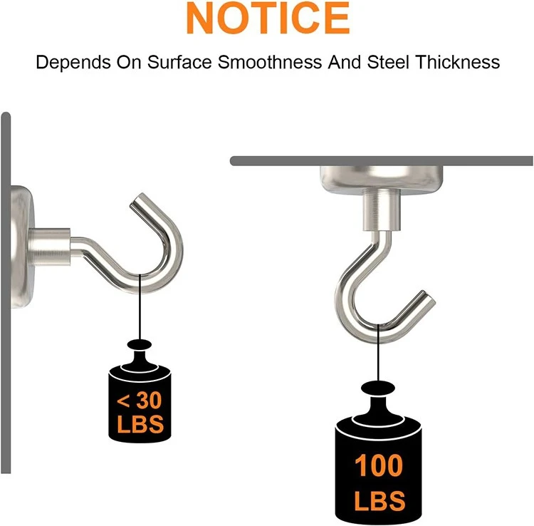 Magnetic coat Hooks Heavy Duty