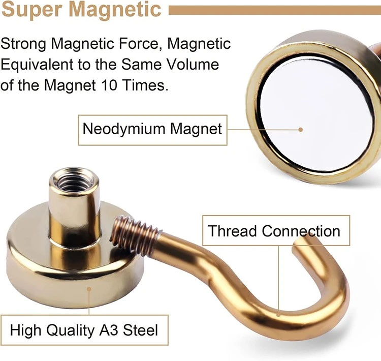 Magnetic coat hooks