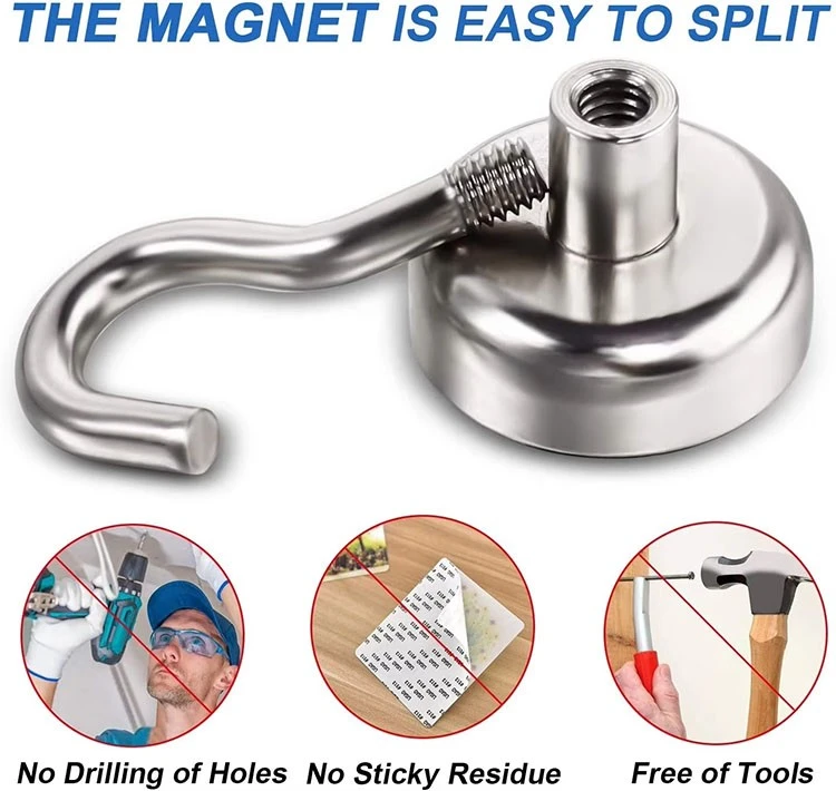 magnetic hooks for refrigerator