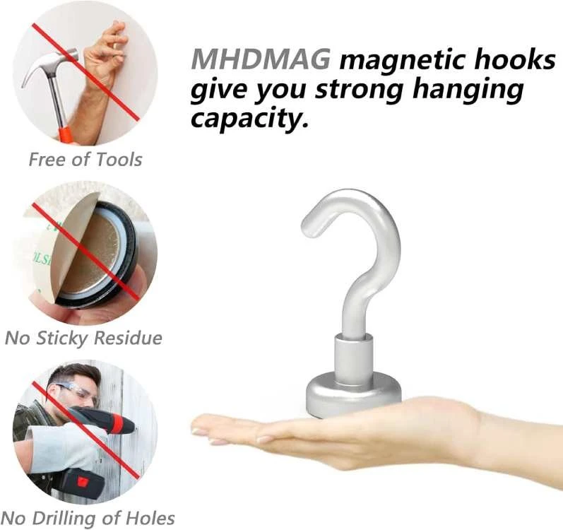china mini magnetic hooks