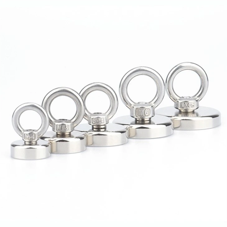 5 different models of fishing magnets