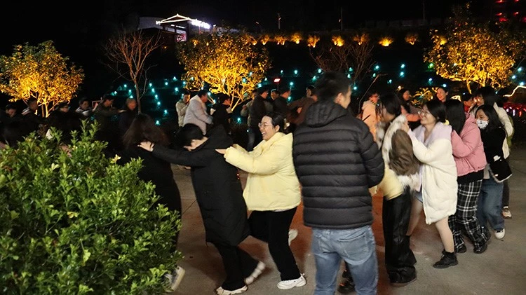 Dancing around the bonfire
