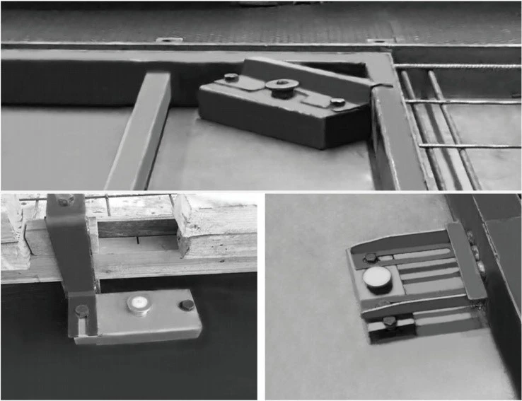 How to connect the shutter magnet with adapter to fix the right angle template 1