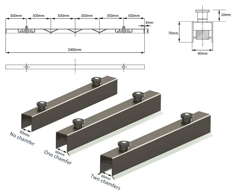 Magnetic Formwork System comes with chamfering function