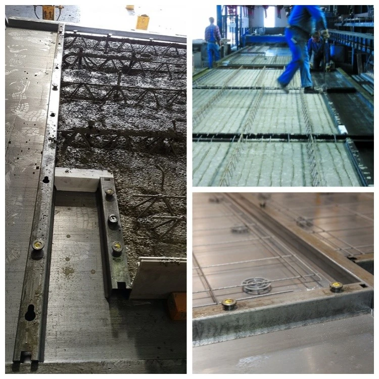 Application of precast formwork with magnet shuttering Application of precast formwork with magnet shuttering