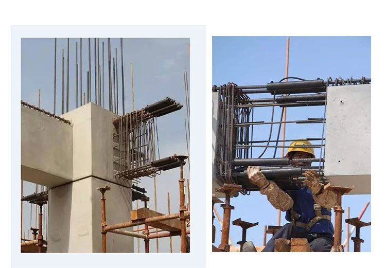 Application of grouted coupler in precast concrete composite beams