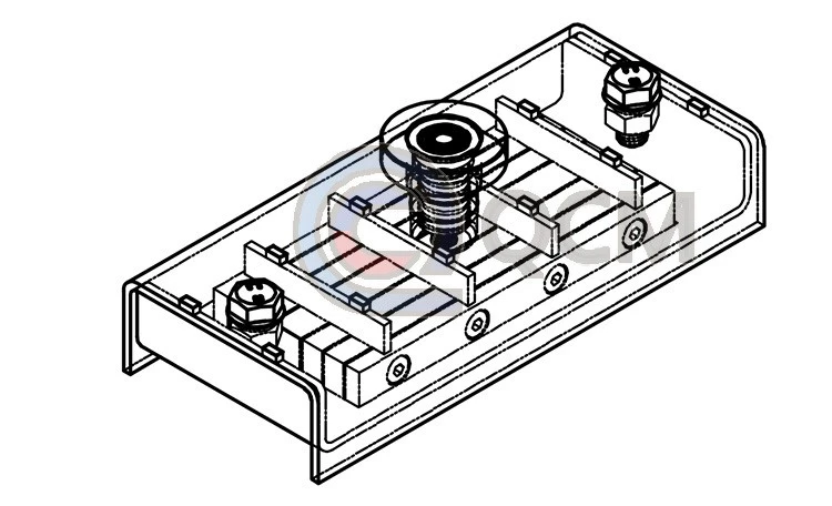4000 lbs precast shuttering magnet design drawing
