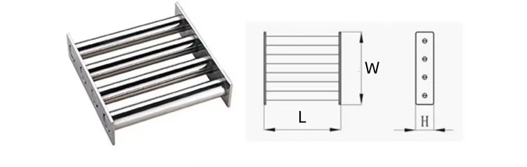 Square magnetic grid