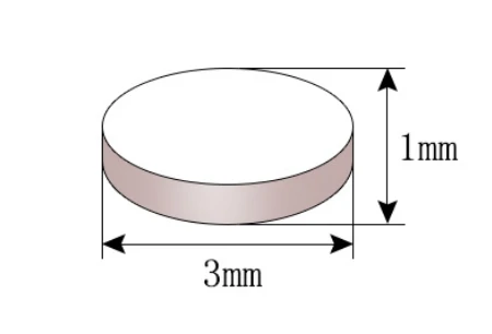 Neodymium Magnets 3mm X 1mm Neodymium Magnets 3mm X 1mm