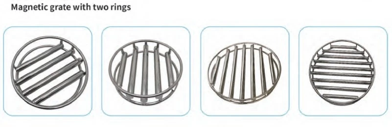 Magnetic grate with two rings Magnetic grate with two rings