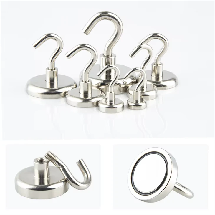 Magnetic hooks for refrigerator