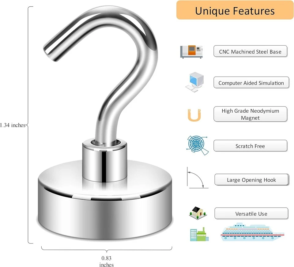 magnetic grill hooks